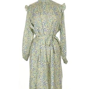 NWT Summersalt large Floral Green Dress